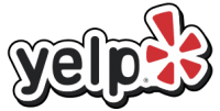 Yelp logo.