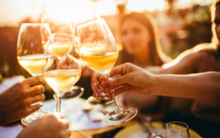 A group of friends enjoying Wine Road 290